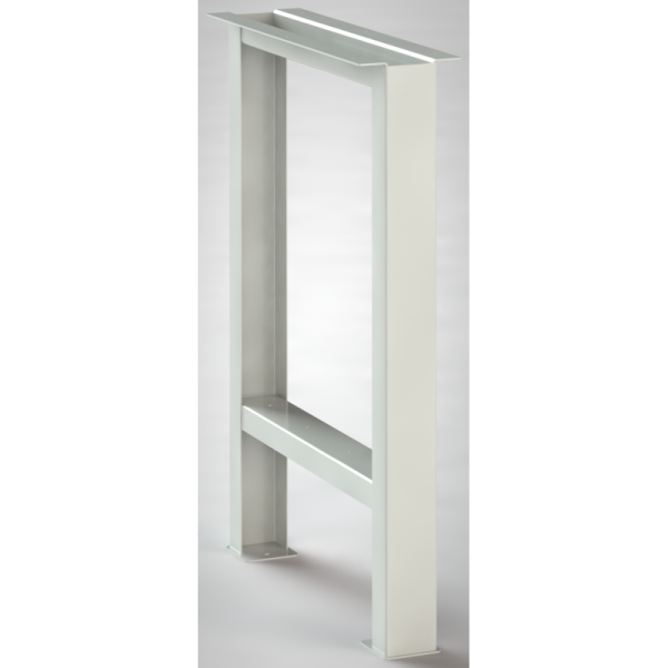 Werkbank Fussgestell 800 x 80 x 608 mm HxBxT für Werkbankplatte